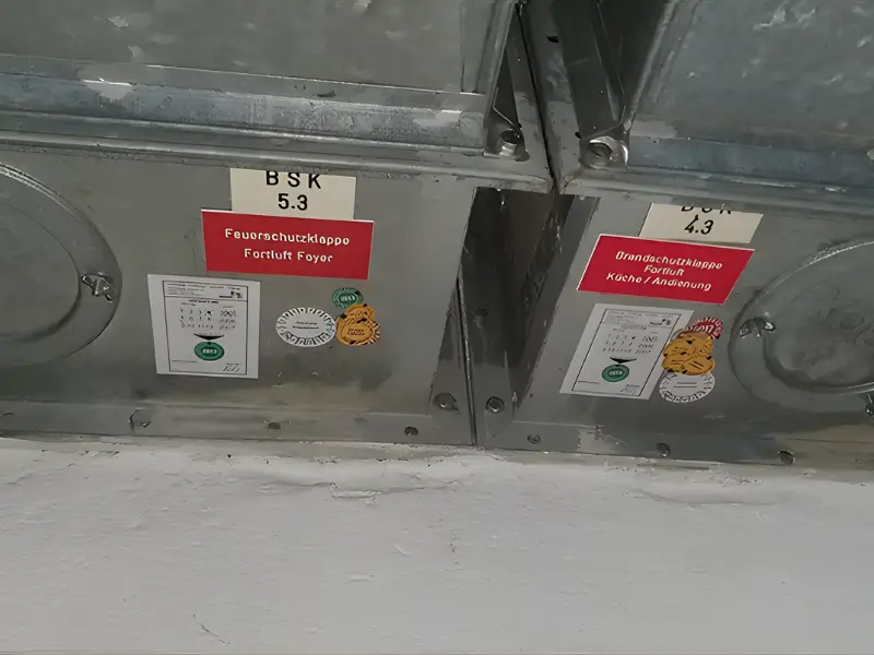 instandhaltung brandschutzklappen